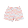 SHELTON SHORTS CORAL CHANDLER CHECK WITH BEALE STREET BLUE STORK