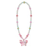 FANCY FLUTTER NECKLACE - LIGHT PINK