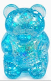 GLITTER BEAR SQUEEZE TOY - BLUE
