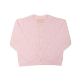 CAMBRIDGE CABLE KNIT CARDIGAN - PALM BEACH PINK