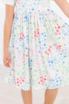 SUNSHINE MEADOW SHORTSLEEVE POCKET TWIRL DRESS