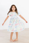 SUNSHINE MEADOW SHORTSLEEVE POCKET TWIRL DRESS