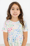 SUNSHINE MEADOW SHORTSLEEVE POCKET TWIRL DRESS