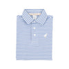 LONG SLEEVE PRIM & PROPER POLO - PARK CITY PERIWINKLE STRIPE