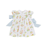 MARY DAL DRESS - BILTMORE BLOOMS WITH BUCKHEAD BLUE