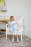 MARY DAL DRESS - BILTMORE BLOOMS WITH BUCKHEAD BLUE