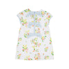 BETT'S BOW DRESS - BILTMORE BLOOMS WITH BUCKHEAD BLUE