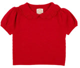 SHORT SLEEVE MAUDE'S SWEATER - RICHMOND RED