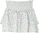 SCOTTIE SKIRT PINK AND BLUE FLORAL