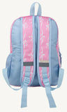 DONT FORGET YOUR BACKPACK - BELL COURT BOWS (HAMPTONS HOT PINK) WITH BEALE STREET BLUE