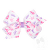 MEDIUM CROWN PRINT GROSGRAIN BOW