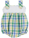 BINGHAM BUBBLE POLO FIELD PLAID WITH WORTH AVENUE WHITE