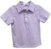 LAVENDER STRIPE POLO SHIRT