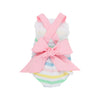 SISI SUNSUIT WELLINGTON WIGGLE STRIPE WITH PIER PARTY PINK