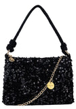 GIRLS SEQUIN BAG - BLACK
