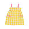 MILLIE DAY DRESS - SEASIDE SUNNY YELLOW CHECK