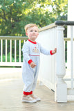 BOYS GINGERBREAD ROMPER