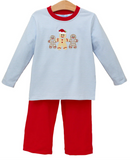 BOYS GINGERBREAD PANT SET