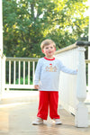 BOYS GINGERBREAD PANT SET