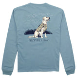 BOYS GOOD BOY LONG SLEEVE - STEEL BLUE