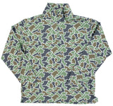 PERFORMANCE HALF ZIP - GREEN CAMO