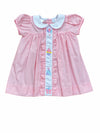 LULU BEBE EMBROIDERED BIRTHDAY DRESS