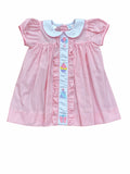 LULU BEBE EMBROIDERED BIRTHDAY DRESS