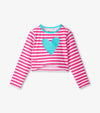 HATLEY GIRLS CANDY STRIPES CROSS OVER COVER - UP