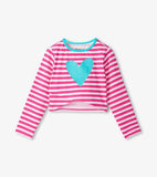 HATLEY GIRLS CANDY STRIPES CROSS OVER COVER - UP