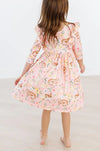 CHICKS AND BUNNIES RUFFLE TWIRL DRESS