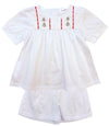 MATT EMBROIDERED SHORT SET - CHRISTMAS TREE