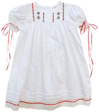 MABEL EMBROIDERED DRESS - CHRISTMAS TREE