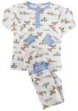 2 PIECE LONG SLEEVE MALLARD DUCK PJ SET