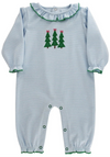 ENCHANTED EVERGREENS - GIRLS KNIT ROMPER