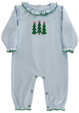 ENCHANTED EVERGREENS - GIRLS KNIT ROMPER