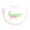 VELCRO BIB ALLIGATOR - PINK