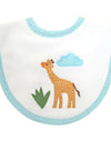 GIRAFFE APPLIQUED BIB