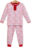 GIRLS MILK AND COOKIES RUFFLE LOUNGE SET