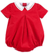 RED HOLLY JOLLY VELVET BOY BUBBLE