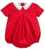 RED HOLLY JOLLY VELVET BOY BUBBLE