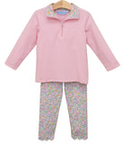 AUTUMN BLOOMS 1/4 ZIP PULLOVER SET