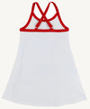 PREPLETIC LITTLE MISS TENNIS DRESS - WORTH AVENUE WHITE