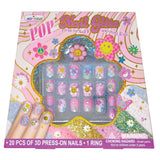 POP NAIL GLITZ - GROOVY FLOWER