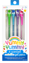 YUMMY YUMMY SCENTED GEL PENS ( SET OF 6 )