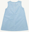 BLAKE BUTTON DRESS ( VELVETEEN ) BARRINGTON BLUE AND KIAWAH KELLY GREEN