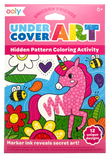 UNDERCOVER ART HIDDEN PATTERN COLORING ACTIVITY ART CARDS - UNICORN FRIENDS