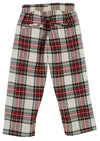 SHEFFIELD PANTS ( FLANNEL ) CHARLIE PLACE PLAID WITH GRANDISON RD. GRAY STORK