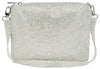 WHITE CRYSTAL CROSSBODY BAG