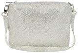 WHITE CRYSTAL CROSSBODY BAG