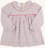 LONG SLEEVE RAMONA RUFFLE COLLAR DRESS OLD TOWN TATTERALL